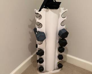 Weight rack originally from BlackBerry Farms 