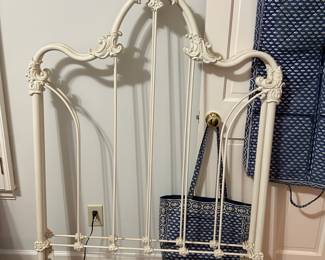 Antique iron twin sized bed 