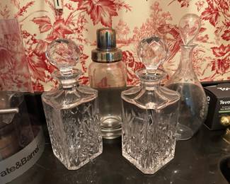 Crystal decanters