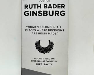 New In Box Ruth Bader Ginsburg Figurine By FCTRY
Lot #: 165