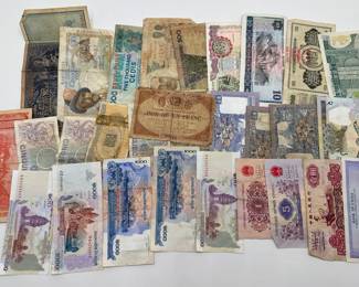 Over 25 Paper Money Bills From Many Countries
Lot #: 58