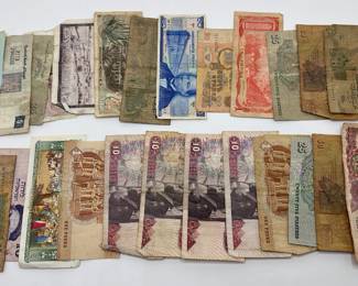 Over 20 Paper Money Bills From Many Countries
Lot #: 57
