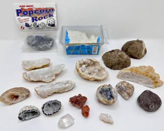 Over 20 Geodes, Rocks & Other Natural Stones
Lot #: 70