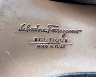 Salvatore Ferragamo Boutique Shoes, Size 8, Italy
Lot #: 8