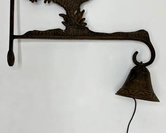 Vintage Cast Iron Bell, Ready To Hang On Outside Of Home
Lot #: 42