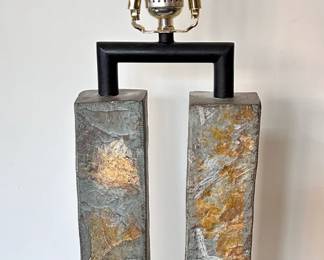 Natural Stone Desk Lamp, Needs Repair
Lot #: 16