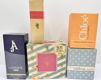 Casaque Perfumes & Dusting Powder, Chloe & Caline Perfumes
Lot #: 20