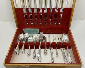 Vintage Gorham Silver Plate Flatware In Original Box Including Serving Utencils (over 60 Pieces)
Lot #: 21