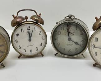 4 Vintage Alarm Clocks By Gabriel, Gilbert & Waterbury
Lot #: 87