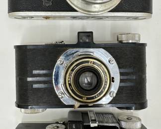 3 Vintage Angus Cameras: C-Four, 2 Anastigmats & Angus C-3 Manual, Cameras Untested
Lot #: 9