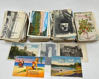 Over 400 Vintage Postcards, Unposted & Posted
Lot #: 50