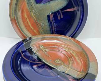 Set 5 Jan Sadowski Pottery Ceramic Plates
Lot #: 55
