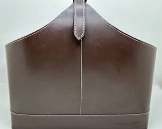 Crate & Barrel Leather Magazine Tote
Lot #: 117