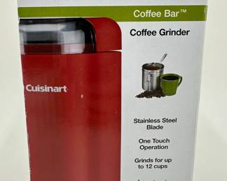 New In Box Cuisinart Coffee Grinder
Lot #: 166