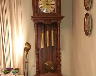 Working German Grandfather Clock - Beautiful Chimes!
