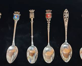 Sterling Silver Souvenir Spoons
