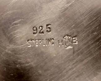 Danish Crown by Hermann Bauer Sterling Silver Tea Service w/ matching Sterling Silver Candelabra ( not weighted)