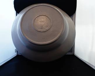 Large Heavy Blue German Pottery Platter 