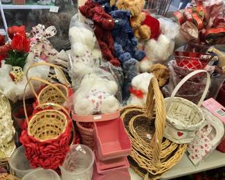 . . . baskets, stuffed animals, and more