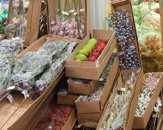 . . . tons of new silk flower stems