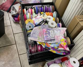 . . . there are hundreds of of rolls of ribbon