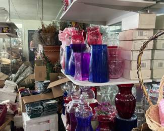 . . . vases galore in every color