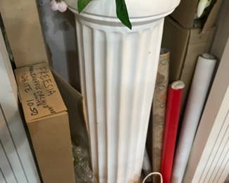 . . . there are about a dozen pedestals