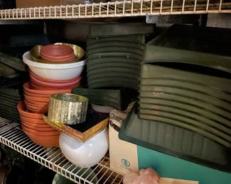 . . . and center piece floral items