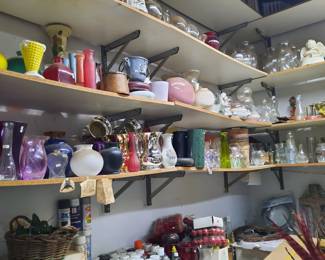 . . . and tons of vases