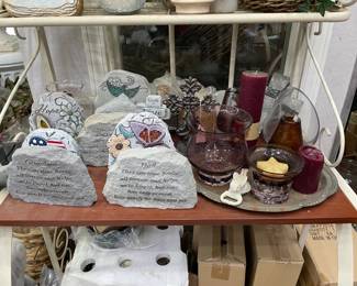 . . . cute signage and candles