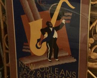 Numbered Jazz fest poster