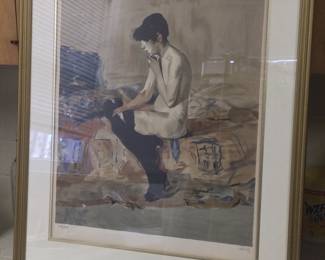 Signed numbered print