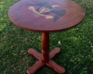 Patriotic tilt top table