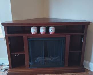 Real Flame electric fireplace TV stand