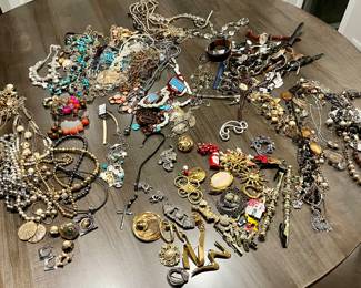 Costume jewelry and watches