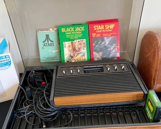 Atari game console with Black Jack and Star Ship