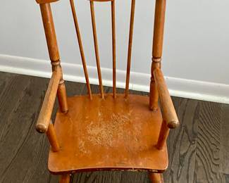 Vintage Childs Oak Hill Rocking chair BUY IT NOW $60