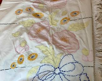 Vintage Embroidered Linens