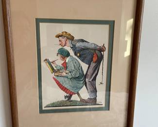 Norman Rockwell Framed Print