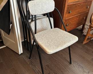 vintage folding chairs