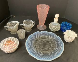 Hobnail Glass Items