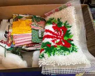 Unfinished Christmas Decor Quilting