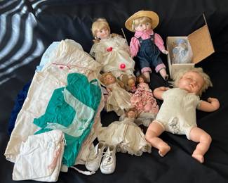 Various Old Dolls for Parts, Liddle Kiddle Calamity Jiddle