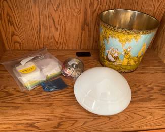 Light Fixture Decorative Metal Bucket