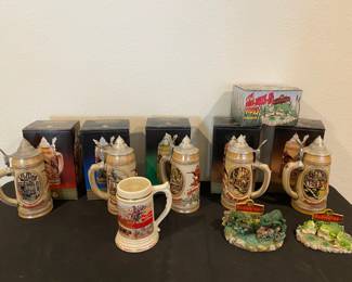 Budweiser, Steins, Frogs Mugs