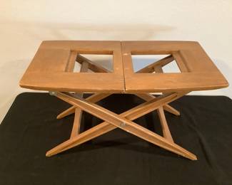 Wooden Danish MCM Folding Table