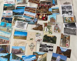 Unsigned Vintage Post Card Collection