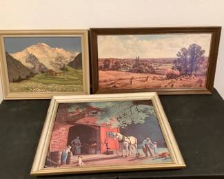 Three Framed Prints