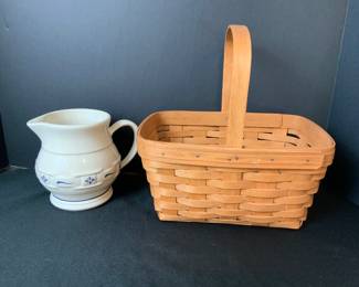 Longaberger Pottery Basket