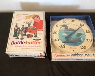 Bottle Cutter Outdoor Thermometer